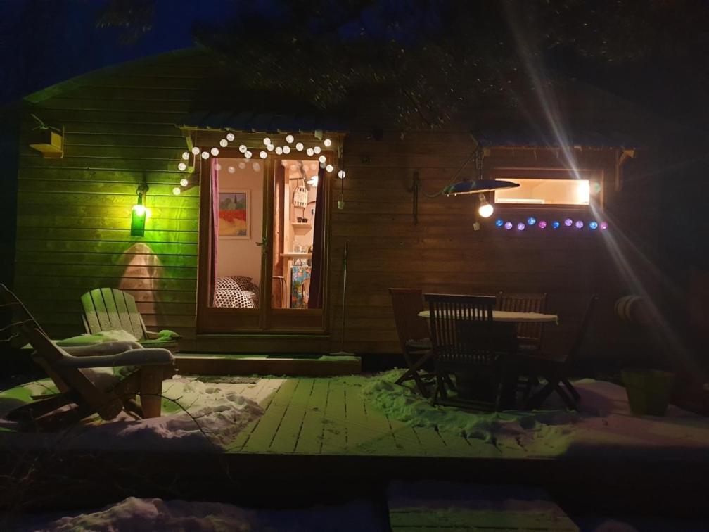 Chalet Grenouille Domaine De La Mamounette Champclause Kültér fotó